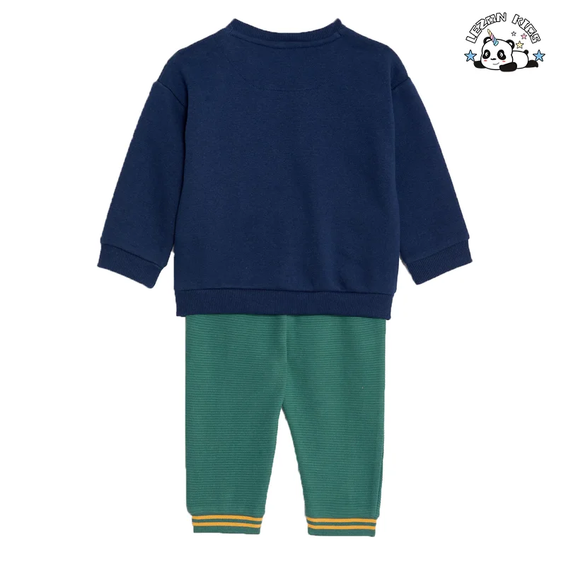 LEZONKIDS - High Quality Kids Sweatshirt Set Autumn Winter Kids Tracksuits Outfit Toddler Boys Clothing Set